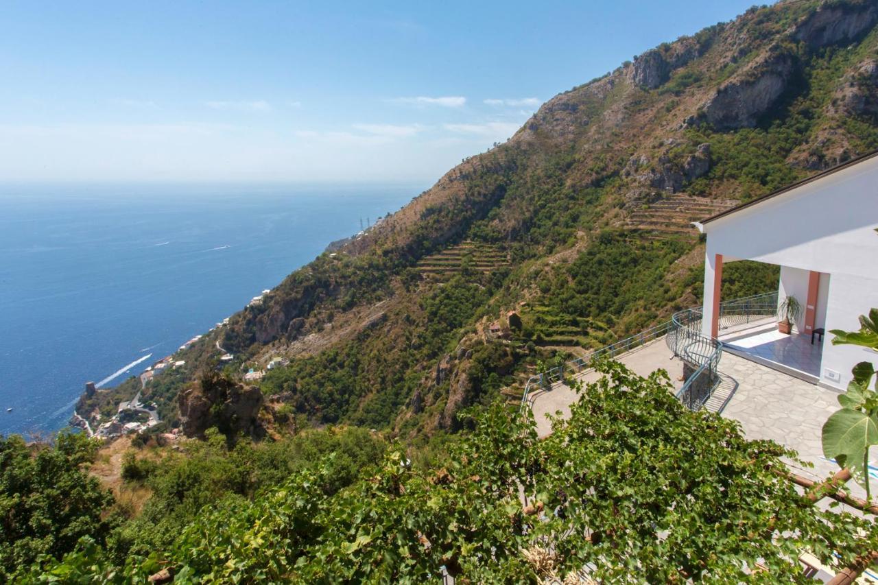 فيلا برايانوفي Domus Vigna Fusco, Vista Mare, Amalfi Coast المظهر الخارجي الصورة